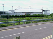 The JJB Stadium, home to Wigan Athletic and the Wigan Warriors