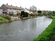 Houses on the canal at Barnoldswick