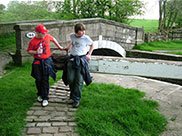 Thomas and Connor opening lock gates (No.40)