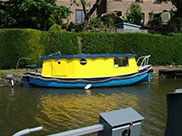A miniature narrow boat