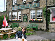 A swift pint at the White Lion in Kildwick
