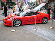 A Ferrari in the centre of Leeds