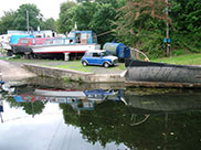 Boats undergoing TLC at Newlay