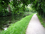Peaceful stretch of the canal