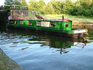 Barge on its way to Wigan