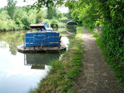 British Waterways maintenance boat at Arley