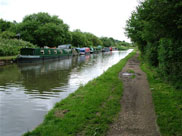 Plenty of barges moored at Parbold