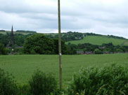 Parbold Hill in the distance