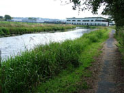 New industrial units on the canal bank