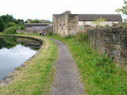 Old canalside buildings in Burnley