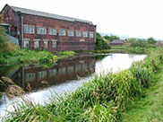 Canalside warehouse building at Rose Grove
